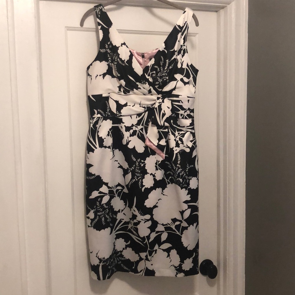 Beautiful black and white floral dress